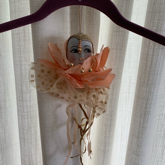 Mann Porcelain Head Flapper Girl Coral - Picture 4 of 4